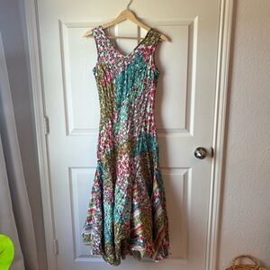 Vintage 100% cotton Phool Floral Dress